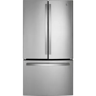 Ge Appliances Ge Energy Star 21.9 Cu Ft Fingerprint Resistant Counter Depth French Door Refrigerator In Stainless Steel