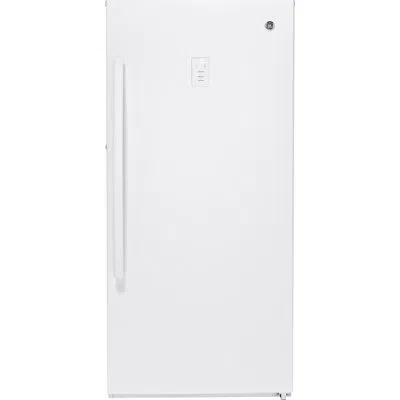 Ge Appliances Ge Garage Ready 14.1 Cu. Ft. Frost-free Upright Freezer In White