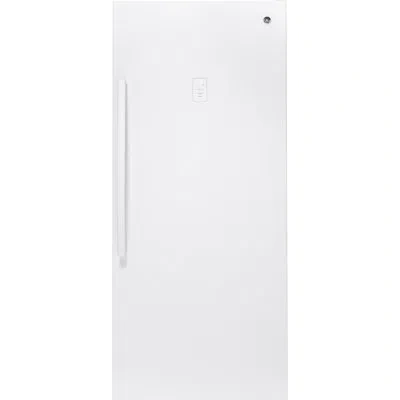 Ge Appliances Ge Garage Ready 21.3 Cu. Ft. Frost Free Upright Freezer In White