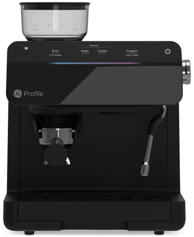 Ge Appliances Ge Profile Manual Espresso Maker With Frother In Black