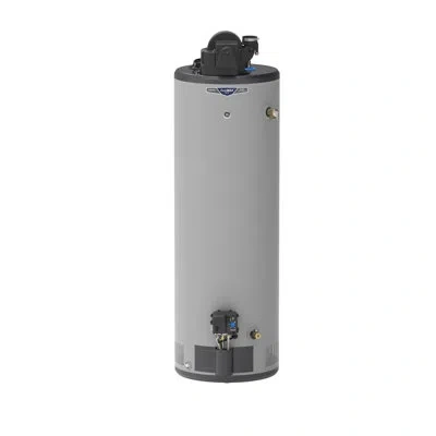 Ge Appliances Ge Realmax Choice 40-gallon Tall Liquid Propane Power Vent Low-nox Water Heater In Gray