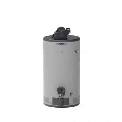 Ge Appliances Ge Realmax Choice 50-gallon Short Liquid Propane Power Vent Low-nox Water Heater In Gray;grey;gris