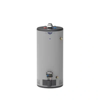 Ge Appliances Ge Realmax Platinum 40-gallon Short Liquid Propane Atmospheric Water Heater In Gray