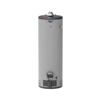 Ge Appliances Ge Realmax Platinum 40-gallon Tall Natural Gas Atmospheric Water Heater In Gris;grey;gray