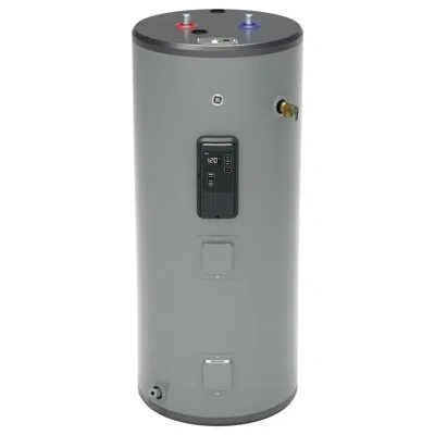 Ge Appliances Ge Smart 40 Gallon Short Electric Water Heater In Gray;grey;gris