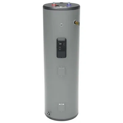 Ge Appliances Ge Smart 40 Gallon Tall Electric Water Heater In Gray;grey;gris