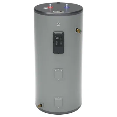 Ge Appliances Ge Smart 50 Gallon Short Electric Water Heater In Gray