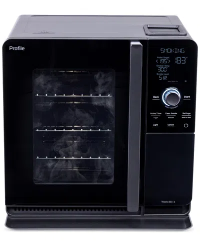 Ge Appliances Profile Smart Indoor Smoker In Carbon Black