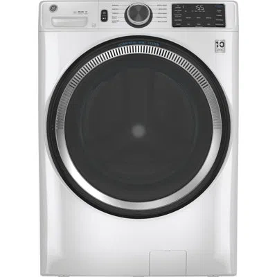 Ge Appliances Smart 4.8 Cu. Ft. Energy Star Front Load Washer With Odorblock In White