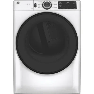 Ge Appliances Smart 7.8 Cu. Ft High Efficiency Gas Stackable Dryer In White