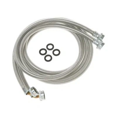 Ge Appliances Universal 6' Stainless Steel Hoses 2pk With 90 Degree Elbow