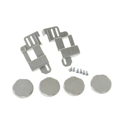 Ge Appliances Washing Machine/dryer Laundry Kit In Chrome