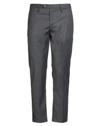 Gean Luc Paris Man Pants Grey Size 36 Polyester, Viscose, Elastane In Gray