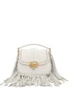 Gedebe Alice Fringed Tote Bag In White