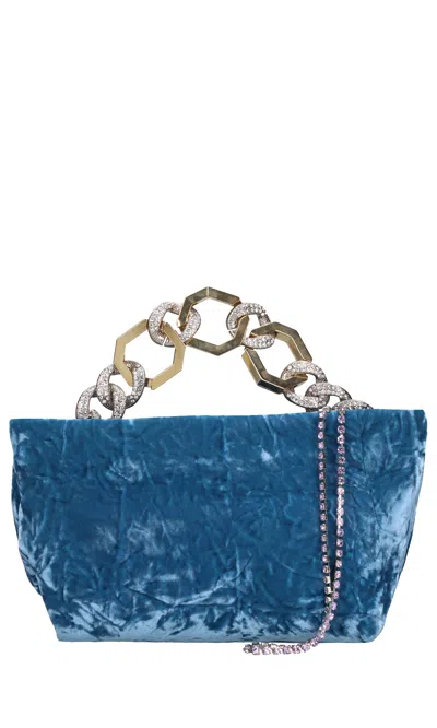 Gedebe Bags.. Clear Blue In Azzurro Blu E Verdi