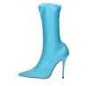 Gedebe Boots Light Blue In Azzurro Blu E Verdi