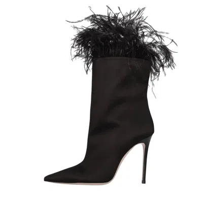 Gedebe Boots In Nero Neri E Grigi