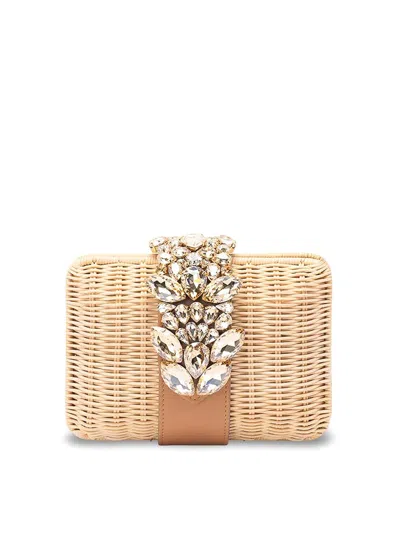 Gedebe `capri` Handbag In Beige