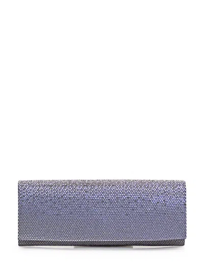 Gedebe Embellished Evelope Clutch Bag In Grey