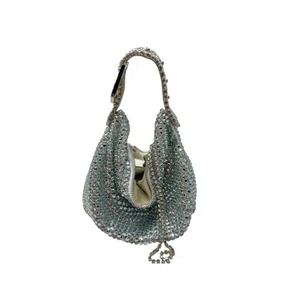 Gedebe Jill Crystal Net Crystal In Silver