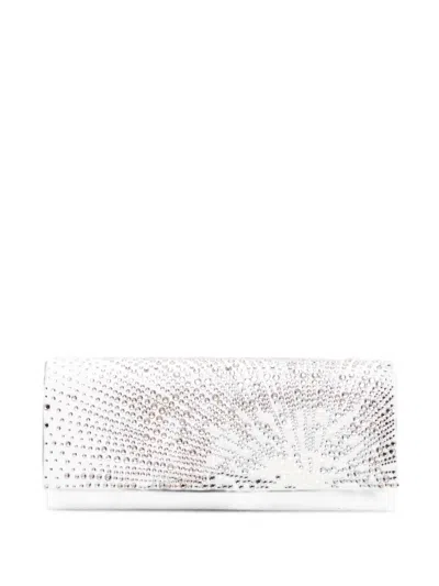Gedebe Lace Envelope Clutch Bag In White