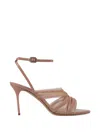 Gedebe Melody Draped Sandals In Multi