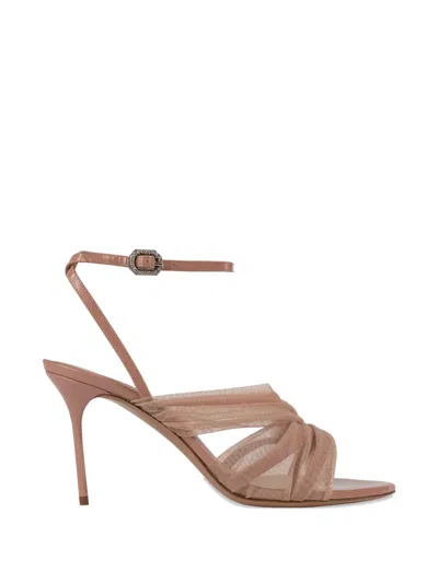 Gedebe Melody Draped Sandals In Multi