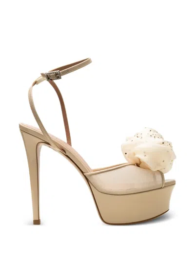 Gedebe Peonia Heeled Sandals In Neutral