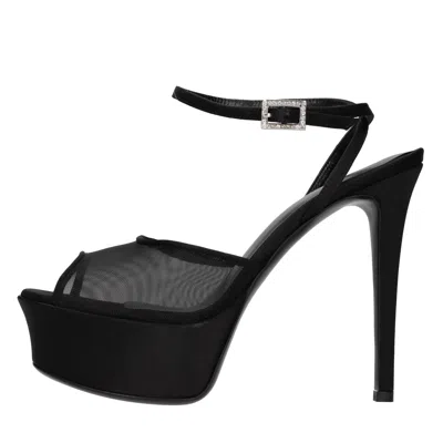 Gedebe Sandals In Nero Scuri