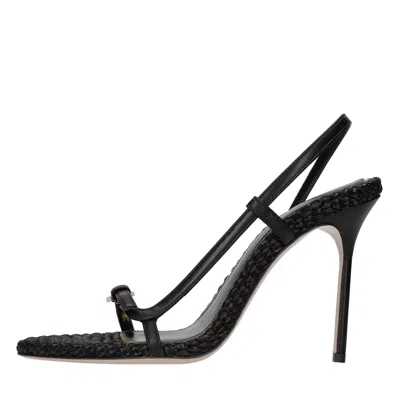Gedebe Sandals In Nero Scuri