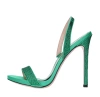 Gedebe Sandals In Verde Blu E Verdi