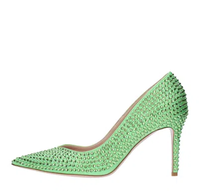 Gedebe With Heel Green In Verde Blu E Verdi