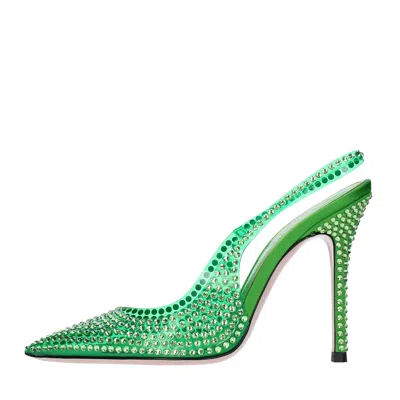 Gedebe With Heel Green In Verde Blu E Verdi