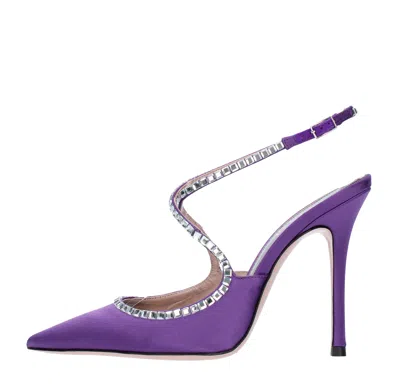 Gedebe With Heel Purple In Viola Blu E Verdi