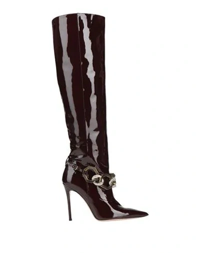 Gedebe Woman Boot Deep Purple Size 6.5 Leather
