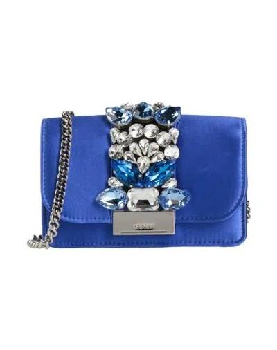 Gedebe Woman Cross-body Bag Bright Blue Size - Textile Fibers