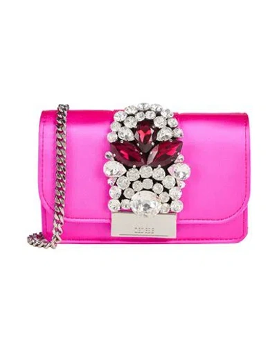 Gedebe Woman Cross-body Bag Fuchsia Size - Silk In Pink