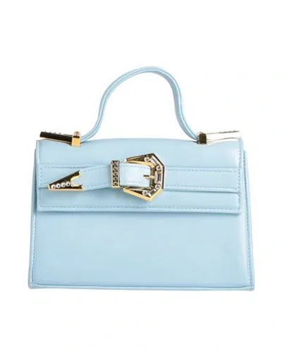 Gedebe Woman Handbag Azure Size - Leather In Blue