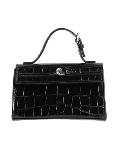 Gedebe Woman Handbag Black Size - Leather, Crystal