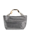 Gedebe Woman Handbag Silver Size - Textile Fibers In Black