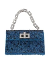 Gedebe Woman Handbag Blue Size - Textile Fibers In Blue