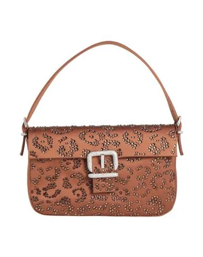 Gedebe Woman Handbag Brown Size - Textile Fibers