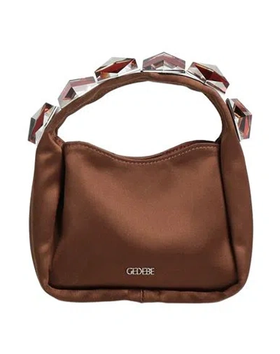 Gedebe Woman Handbag Brown Size - Textile Fibers