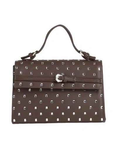Gedebe Woman Handbag Chocolate Brown Size - Leather In Brown