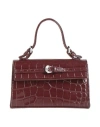 Gedebe Woman Handbag Chocolate Brown Size - Leather, Crystal