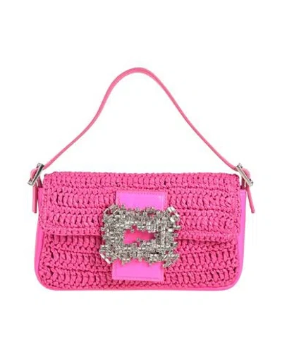 Gedebe Woman Handbag Fuchsia Size - Leather In Pink
