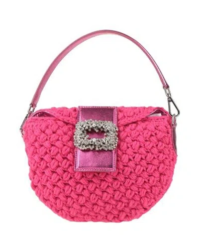 Gedebe Woman Handbag Fuchsia Size - Textile Fibers In Pink