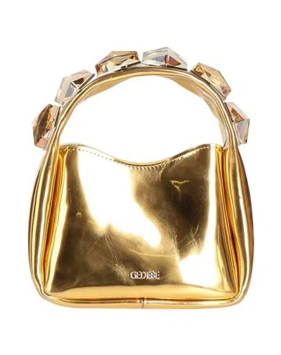 Gedebe Woman Handbag Gold Size - Leather