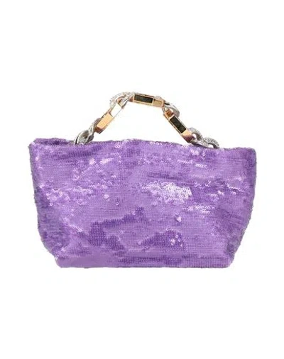 Gedebe Woman Handbag Mauve Size - Textile Fibers In Purple