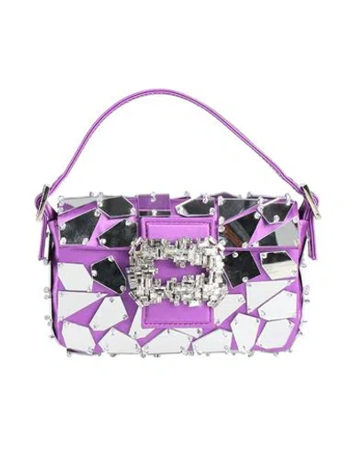 Gedebe Woman Handbag Purple Size - Textile Fibers